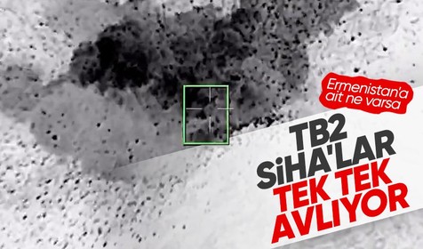 Azerbaycan Ermenistan'ı Bayraktar TB2 SİHA ile vurdu! Tek tek imha ediyorlar