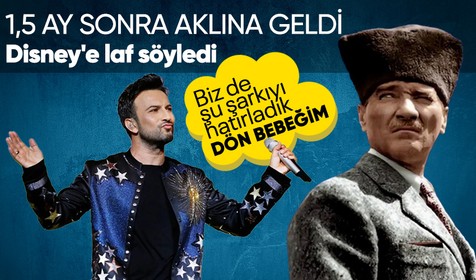 Megastar Tarkan'dan geç kalınmış Disney tepkisi! Atatürk, lise öğrencisinin ahlaksızlığını görünce aklına geldi