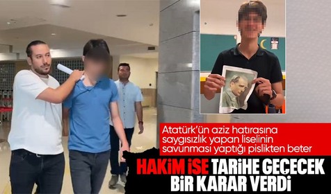 Atatürk'ün fotoğrafına tepki çeken hareketler sergileyen çocuğun ifadesi ortaya çıktı! Hakimden ders niteliğinde gerekçe