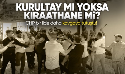 CHP Siirt İl Kongresinde çıkan kavgada sandalyeler havada uçuştu!