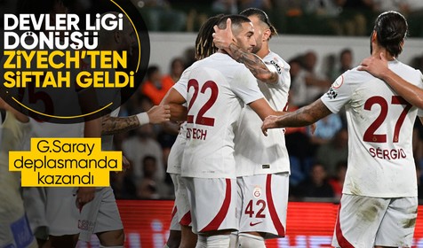 Devler Ligi'nden galibiyetle döndü: Galatasaray, Başakşehir'i 2-1 mağlup etti