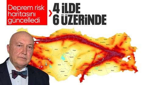 Prof. Dr. Ahmet Ercan riskli iller listesini güncelledi! 4 ile 6 üzerinde deprem uyarısı
