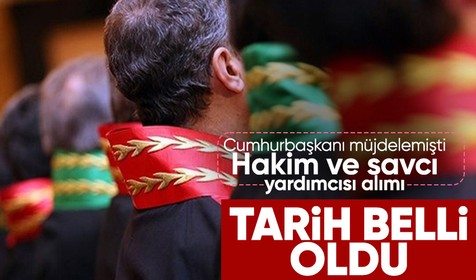 Son Dakika: Adalet Bakanı Yılmaz Tunç, Hakim ve Savcı yardımcısı alım tarihini açıkladı!