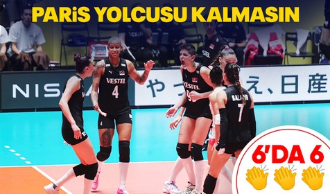 Son Dakika: Filenin Sultanları Japonya'yı 3-1 mağlup etti! 6'da 6'yla olimpiyat vizesini kaptık