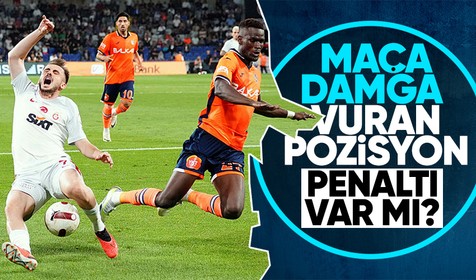 Başakşehir-Galatasaray maçına damga vuran pozisyon penaltı mı? "VAR uyudu"