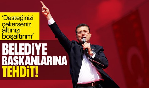 İBB Başkanı Ekrem İmamoğlu'ndan belediye başkanlarına 'Özgür Çelik' tehdidi!