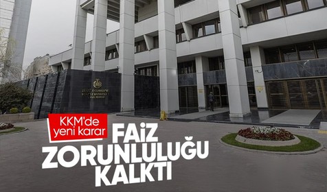 Son Dakika: Merkez Bankası KKM hesaplarında asgari faiz zorunluluğunu kaldırdı