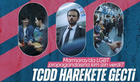 TCDD'nin işlettiği Marmaray'da KaosGL'ye LGBT propagandasına kim izin verdi?