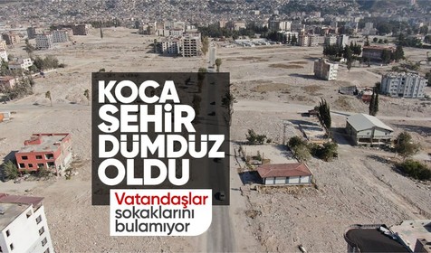 Enkazın yüzde 72’sinin kaldırıldığı Hatay’da, vatandaş yıllarca yaşadığı sokakları tanıyamaz hale geldi
