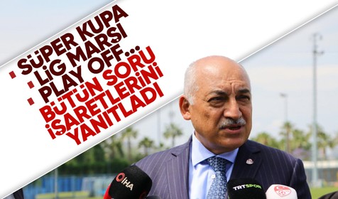 TFF Başkanı Büyükekşi: Süper Kupa maçını 30 Aralık gibi oynatmak istiyoruz