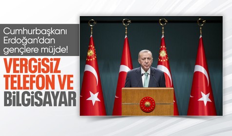 Kabine Toplantısı sona erdi! Cumhurbaşkanı Erdoğan'dan gençlere müjde