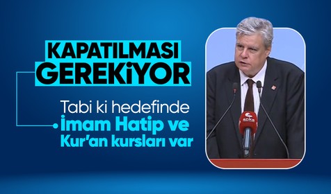CHP Genel Başkan adayı Örsan Öymen İmam Hatip okullarını ve Kur'an kurslarını hedef aldı: Kapatılması gerekiyor