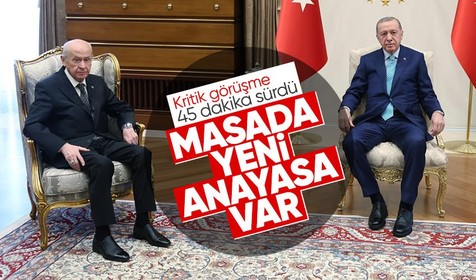 Son Dakika: Cumhurbaşkanı Erdoğan MHP Lideri Devlet Bahçeli ile görüştü