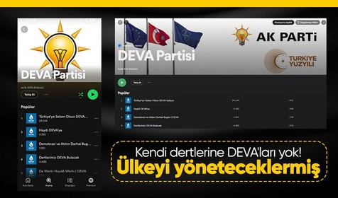DEVA Partisi'nden AK Parti logolu Spotify hesabı için açıklama! Hesap ele geçirilmiş