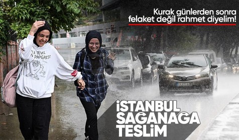 İstanbul'da sağanak yağış etkili oldu! AFAD'dan vatandaşlara uyarı mesajı geldi
