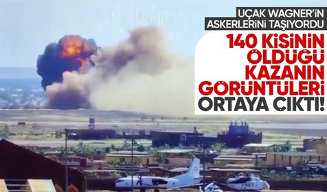 Mali'de Wagner askerlerini taşıyan uçak pistten çıktı: 140 ölü! İşte o anlar...