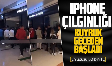 Ankara'da iPhone 15 çılgınlığı! En düşük modeli 50 bin TL'lik telefon için kuyruk geceden başladı