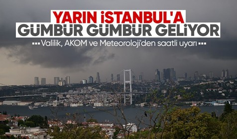 Avrupa'nın ardından sırada Anadolu yakasında! Şiddetli gök gürültülü yağış için saat verildi! Uzmandan birçok ile sağanak uyarısı