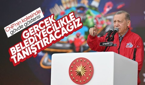 Cumhurbaşkanı Erdoğan İzmir'de TEKNOFEST'te konuştu! "Gerçek belediyecilikle tanıştıracağız"