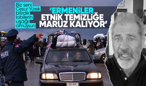 Dünya ünlü yıldız Mel Gibson Karabağ olayıyla ilgili acil yardım çağrısında bulundu! "Ermeni halkı etnik temizliğe maruz kalıyor"