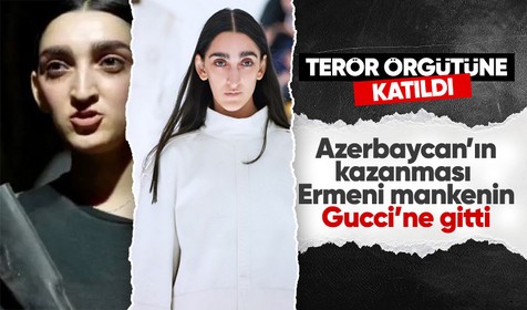 Gucci reklam yüzlerinden Armine Harutyunyan terör örgütü VoMa'ya katıldı