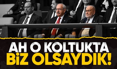 Kemal Kılıçdaroğlu ve Temel Karamollaoğlu'nun Cumhurbaşkanı'na bakışları viral oldu!