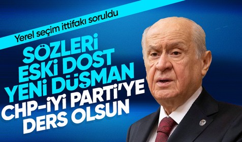 Devlet Bahçeli: Cumhur İttifakı kapsamında AK Parti ile Milliyetçi Hareket Partisi bir ve iç içedir