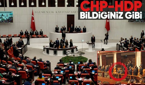 TBMM'de ezber bozulmadı! Cumhurbaşkanı Erdoğan Meclis'e gelince Kemal Kılıçdaroğlu, Temel Karamollaoğlu ve HDP ayağa kalkmadı