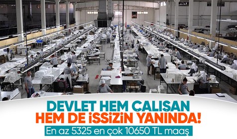 Devlet hem çalışan hem işsizin yanında! Vatandaşa 6 ayrı destek | En az 5.325, en çok 10.650 lira maaş