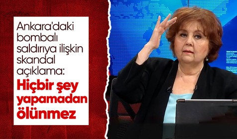 Halk TV sunucusu Ayşenur Arslan'dan Ankara'daki bombalı saldırıya ilişkin skandal açıklama: Hiçbir şey yapamadan ölünmez