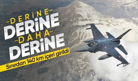 Irak'ın kuzeyinde hava harekatı! Teröristlere ait 16 hedef imha edildi