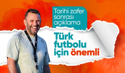 Okan Buruk, Manchester United galibiyetini değerlendirdi: Türk futbolu için önemli