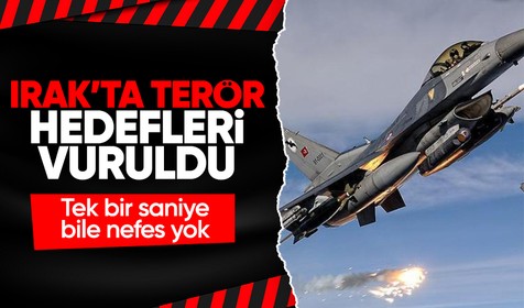 Irak'ın kuzeyinde 22 terör hedefi imha edildi