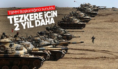 Son Dakika: Irak ve Suriye'ye asker gönderme tezkeresinin uzatılması için kritik hamle! TBMM Başkanlığına sunuldu