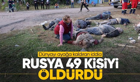Son Dakika: Ukrayna'dan dünyayı ayağa kaldıran iddia! Rusya'nın bombalı saldırısında 49 kişi öldü