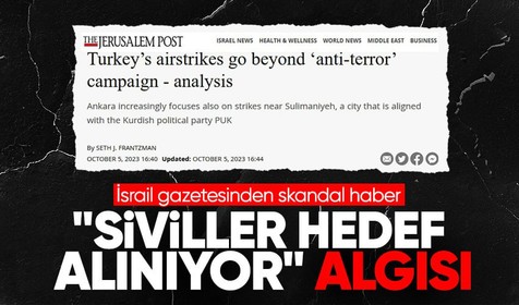 Seth J. Frantzman'den Türkiye'nin terör operasyonlarına skandal algı! "Siviller vuruluyor" algısı