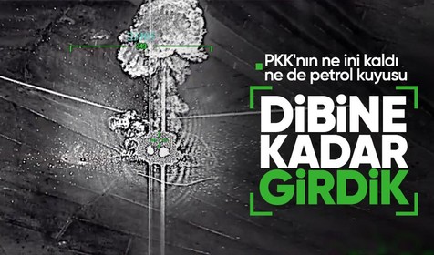 Türkiye 50 kilometre derine indi! F-16'lar ve Akıncı Taarruzi İHA'lar bombaladı