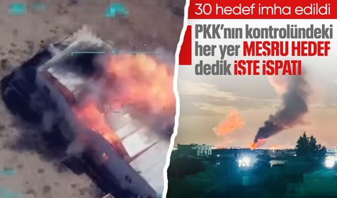 Türkiye'nin Suriye'nin kuzeyindeki PKK/YPG hedeflerine yönelik operasyonları devam ediyor