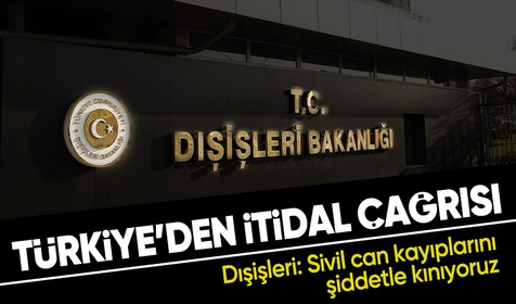 İsrail-Filistin gerilimine Türkiye'den itidal çağrısı: Sivil can kayıplarını şiddetle kınıyoruz