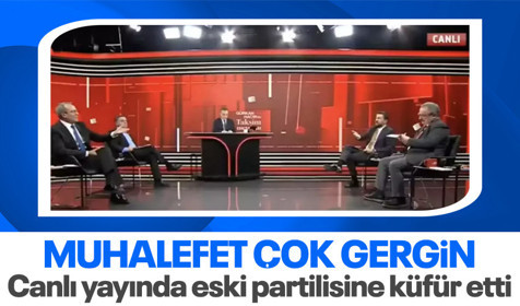 Gazeteci Şaban Sevinç canlı yayında küfür etti