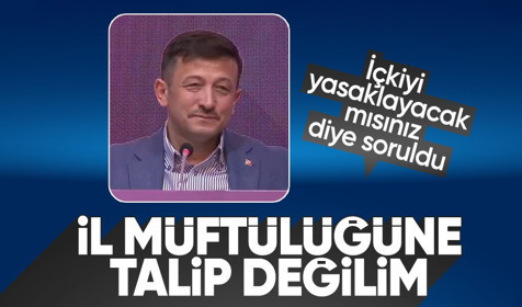 Cumhur İttifakı'nın İzmir adayı Hamza Dağ'dan "Belediye işletmelerinde alkol yasaklanacak mı?" sorusuna yanıt: İl Müftülüğüne talip değilim