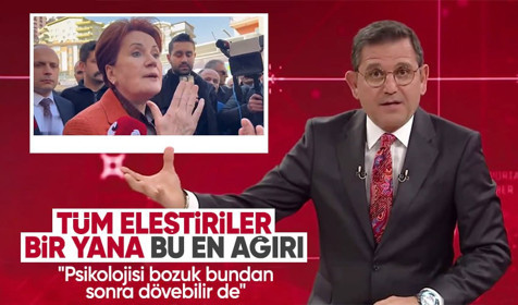 Fatih Portakal'dan seçmene tepki gösteren Meral Akşener'e: Psikolojisi bozuk bundan sonra dövebilir de