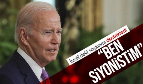 İsrail'deki soykırımı destekleyen Biden, siyonist olduğunu da açıkladı