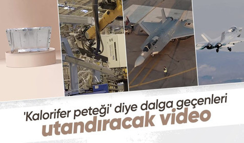 KAAN ile 'Kalorifer peteği' diye dalga geçmişlerdi! TUSAŞ’tan utandıracak video