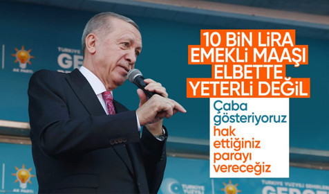 Son Dakika: Cumhurbaşkanı Erdoğan'dan emekli maaş zammı açıklaması: Emeklilerimize hak ettikleri parayı vereceğiz