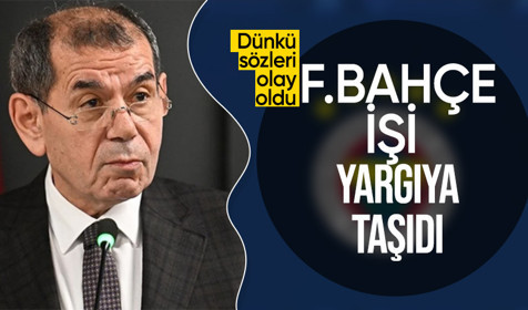 Son dakika! Fenerbahçe'den Galatasaray Başkanı Dursun Özbek hakkında suç duyurusu
