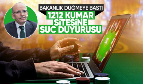 Son dakika! Hazine ve Maliye Bakanlığı'ndan 1212 kumar sitesi için suç duyurusu
