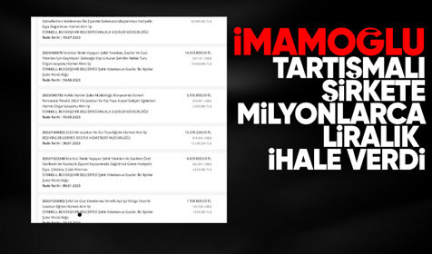 Ekrem İmamoğlu'nun bir şirkete 93 milyonluk ihale verdiği belirtildi