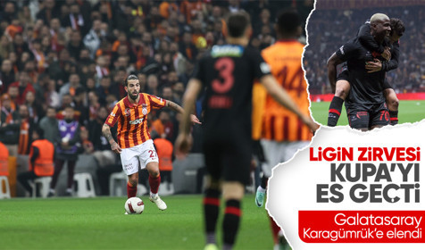 Galatasaray, Karagümrük'e yenilerek kupaya veda etti