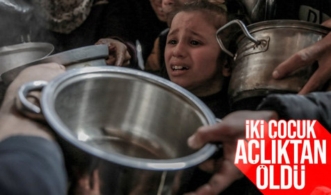 Gazze açlıkla mücadele ediyor! 2 çocuk açlıktan öldü